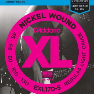 D’ADDARIO EXL170-5 – Set žica za bas gitaru