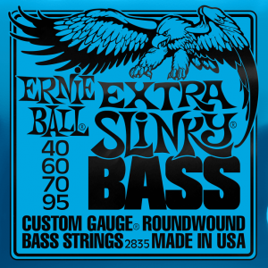 ERNIE BALL 2835 EXTRA SLINKY – Set žica za bas gitaru