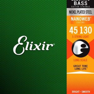 Elixir Strings 14202 Nanoweb 5-String – Set žica za bas gitaru
