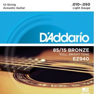 D’ADDARIO EZ940 – Set žica za 12-o žičanu akustičnu gitaru