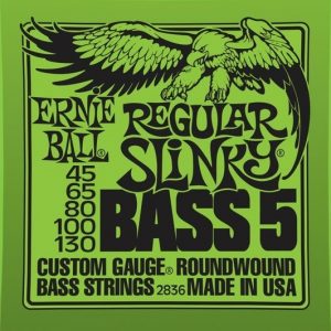 ERNIE BALL 2836 REGULAR SLINKY 5-String – Žice za bas gitaru