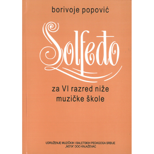 Borivoje Popović: SOLFEĐO 6