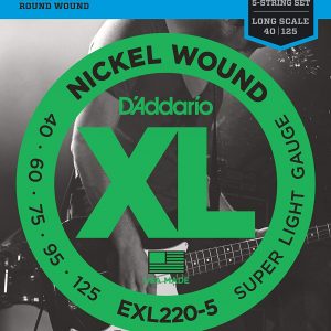 D’ADDARIO EXL220-5 – Set žica za bas gitaru