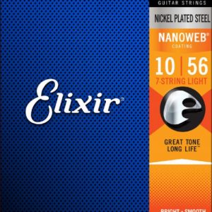 Elixir Strings 12057 Nanoweb – Set žica za električnu gitaru sa 7 žica