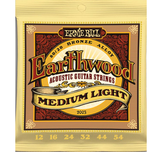 thumbnail image 2 of 5-PACK Ernie Ball 2076 Paradigm Phosphor Bronze Acoustic Guitar Strings 12-54 Med-Light | Alchemy Musical Supply 2 of 11